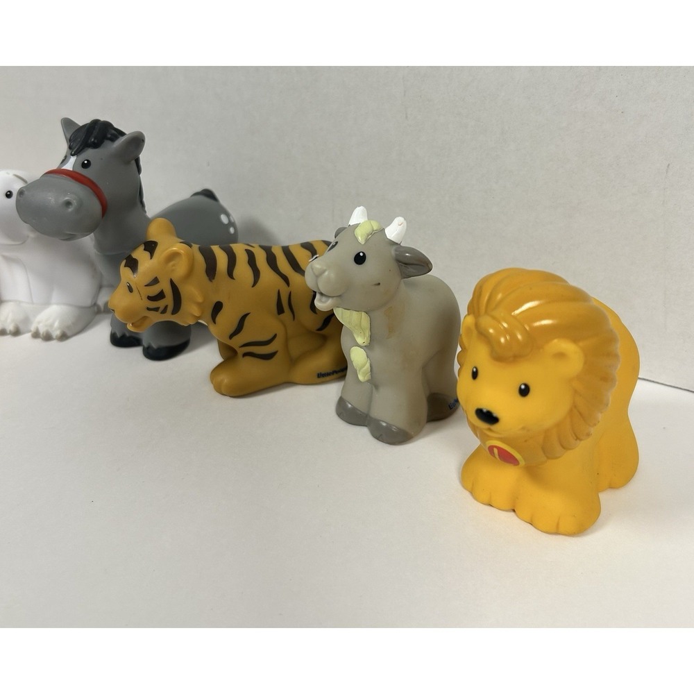 Fisher Price Little People Lot of 6 Animals Zoo Jungle Farm - Picture 3 of 4